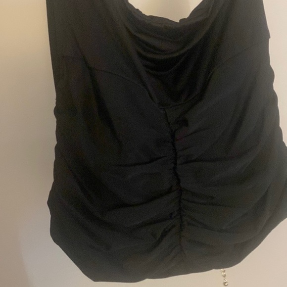 Bebe Necklace Halter Top | Color: Gold/black | Size: S | body icon fit - Picture 7 of 8